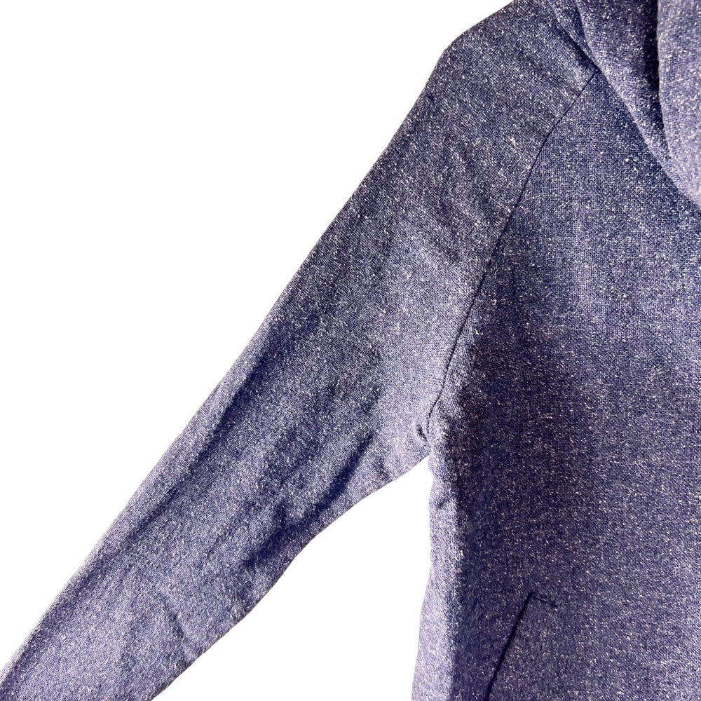 Icelantic Blue Cowl Neck Tunic Dress Pockets Made in USA Medium - Picture 7 of 9